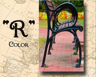 Alphabet Photography In Color Letter R Alphabet Photography Color 4 x 6 Photo Letter Unframed