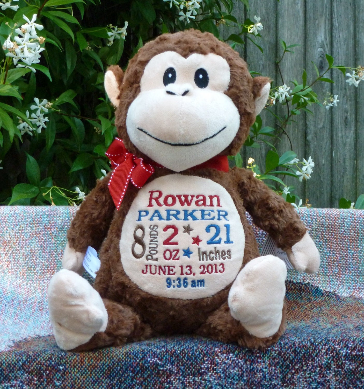 Personalized Baby Gift Embroidered Baby Gift Monogrammed