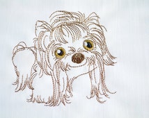 Popular items for shih tzu embroidery on Etsy