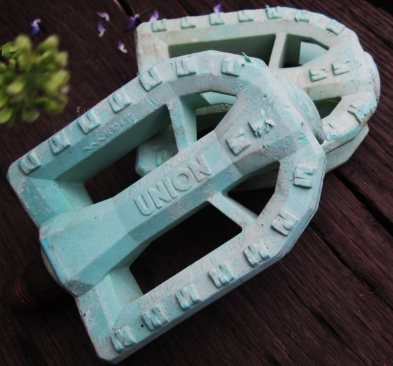 Vintage Union Bicycle Pedals K10490. Made in USA. Y145
