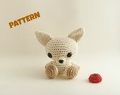 Amigurumi Pattern / Crochet Dog Pattern / Crochet Animals / Puppy Pattern / Chihuahua Pattern / Crochet Toy Patterns  / Halloween Patterns