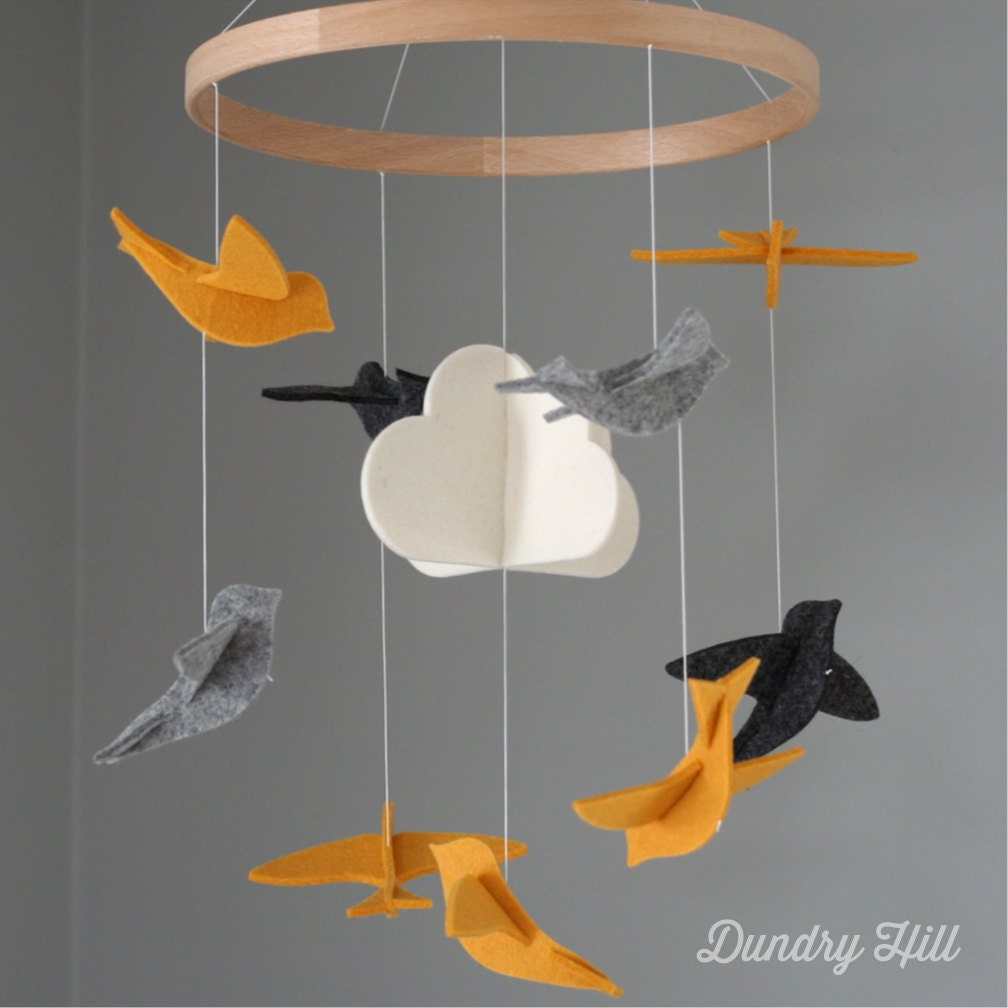 Cloud Mobile 100 Merino Wool Felt EcoFriendly