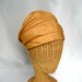 Vintage Ladies Hat Neiman Marcus Peach Turban 60s