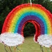 Rainbow Pinata. Large Custom Rainbow Pinata.