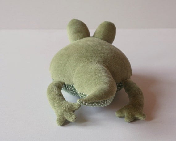 Moss Green Tadpole stuffed plush toy