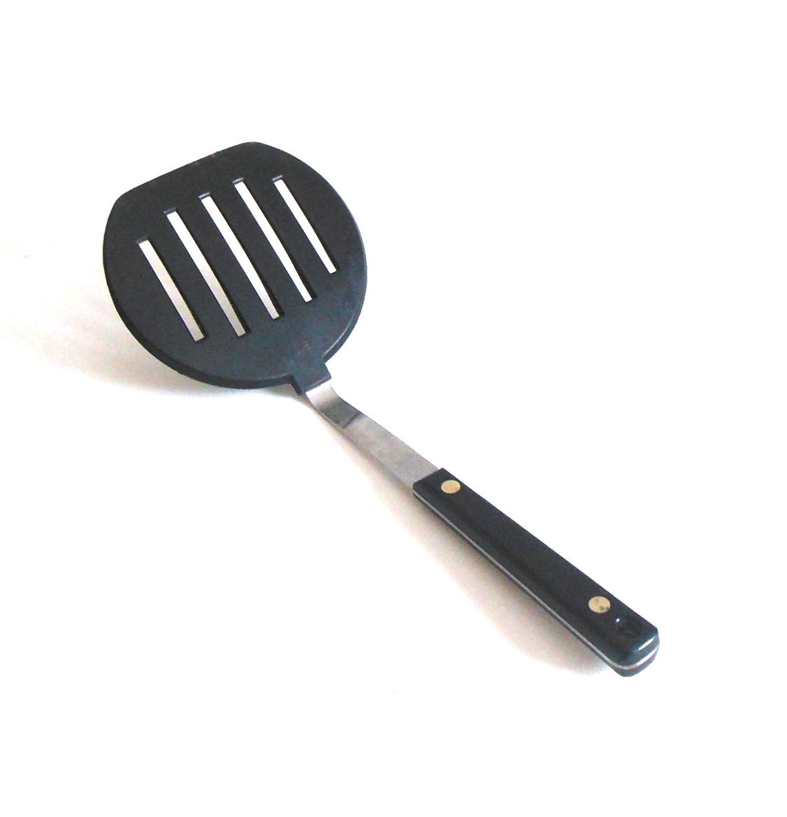 Ekco Flint Spatula Pancake Turner Plastic Nylon Round Short