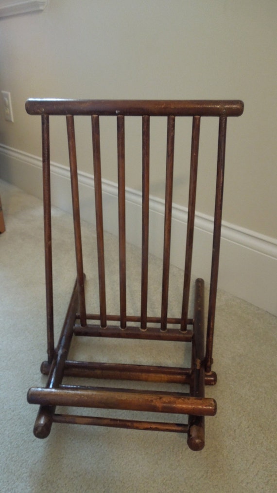 Vintage Wooden Gout Stool