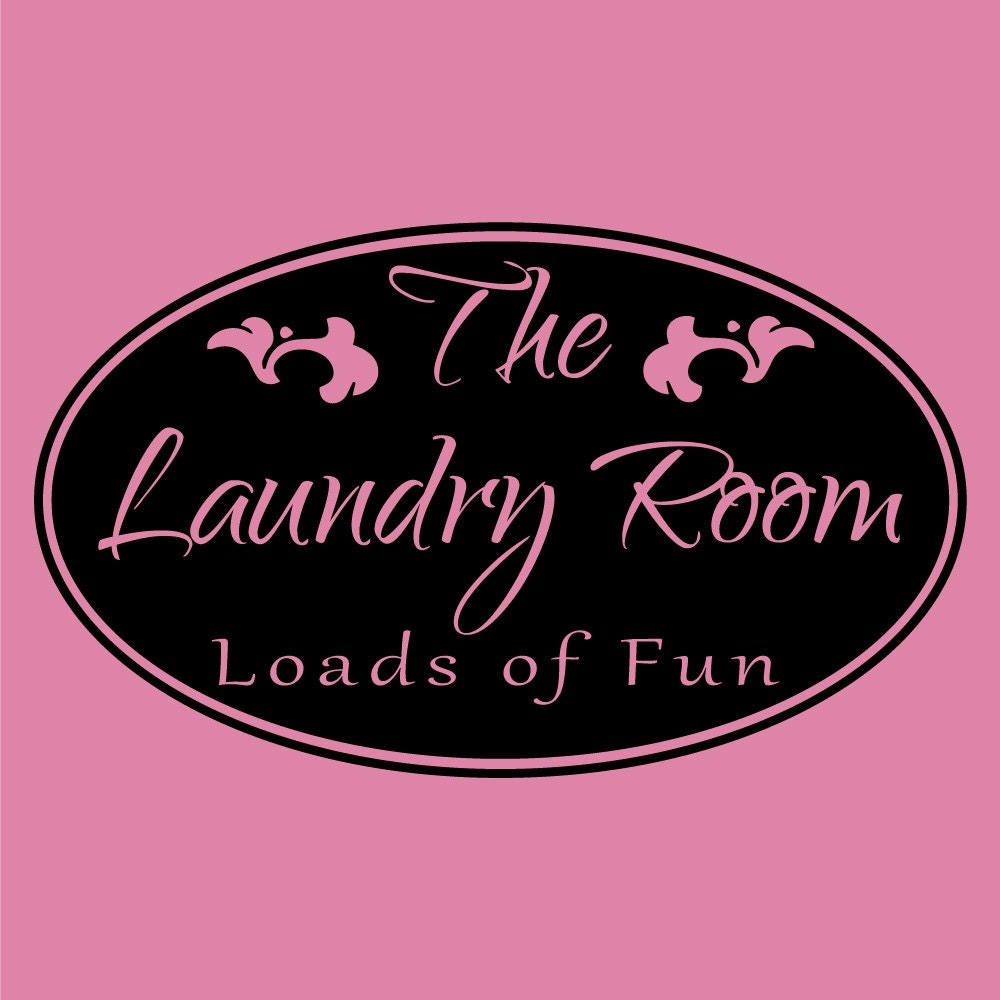 The Laundry Room Loads of Fun Decor vinyl wall by HolbertDesign