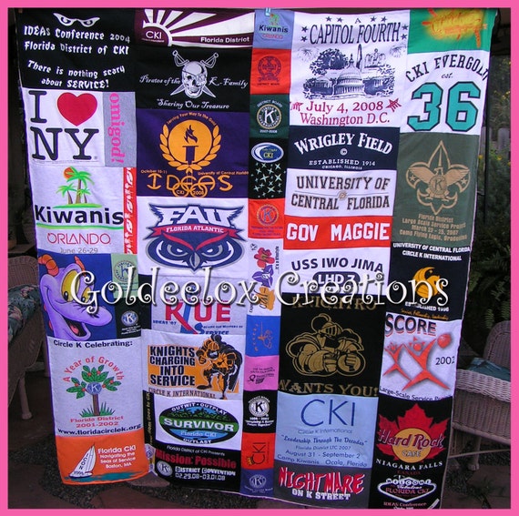 memory blankets from shirts