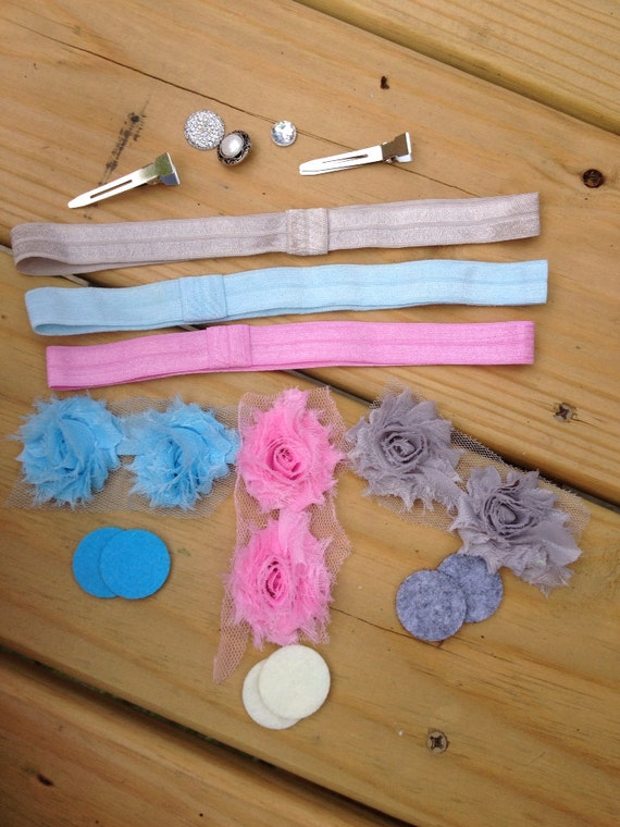 DIY Headband and clips