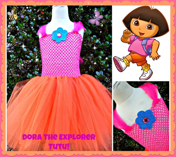 Items similar to Dora the Explorer Tutu Dress on Etsy