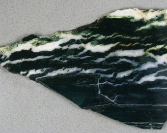 Green n White Tree Agate Slab RS0132