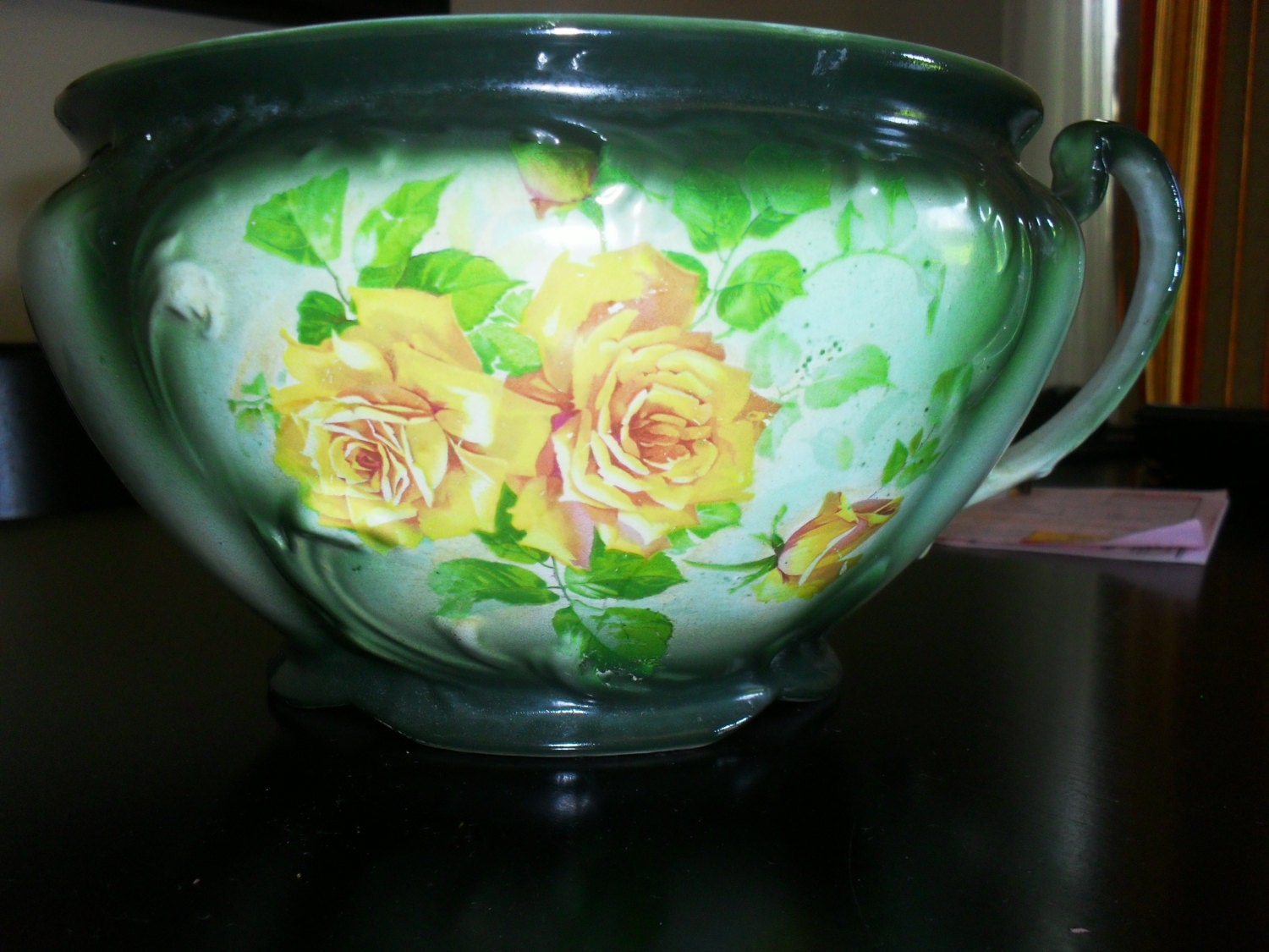 Antique Chamber Pot Circa 1865 Reduced Price