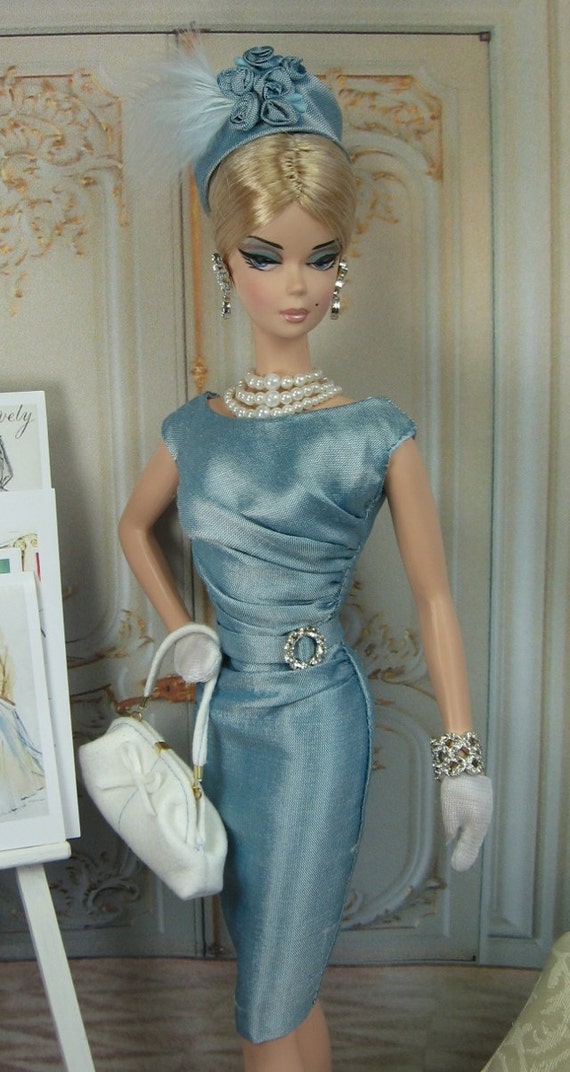 Watercolor Blue for Silkstone Barbie