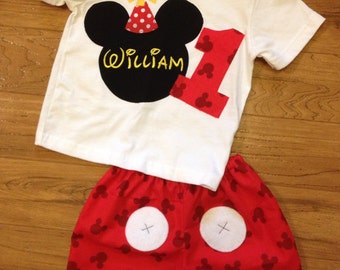 mickey mouse birthday outfit for 1 year old