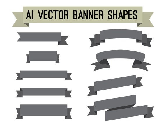 Banner Design Ai File | adobe illustrator ai vector banners digital clipart file Banner Design Ai File | adobe illustrator ai vector banners digital clipart file