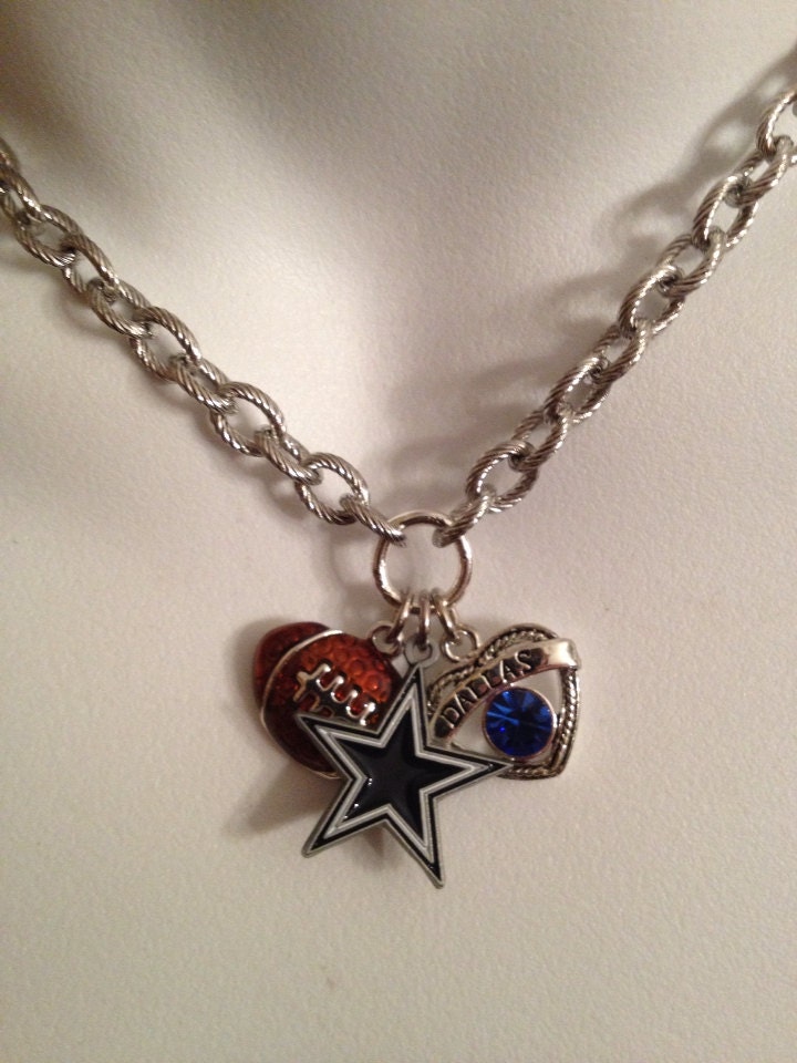 Dallas Cowboys charm necklace