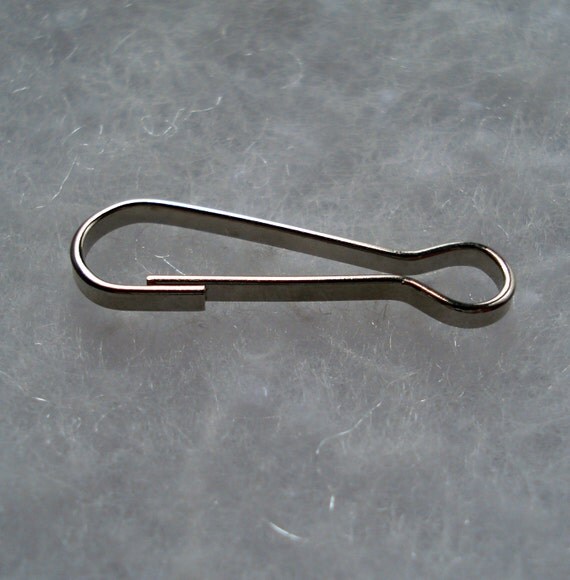 Clip. Metal Clip. Lanyard Clip. Base Metal Clip. Silvertone