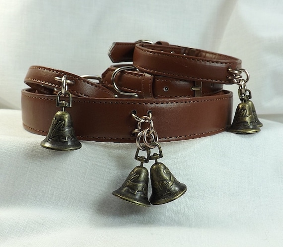 BDSM Collar And Cuff Set Slave Bell Collar By Sensation