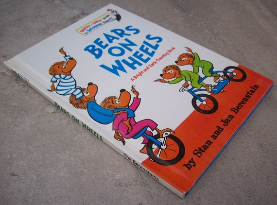 Book Bears On Wheels by Stan and Jan Berenstain by nenafayesattic