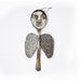 kitchen angel 3 art doll with vintage spoon by Elizabeth Rosen