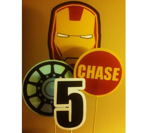 Iron Man Inspired Happy Birthday Banner by PaperPiecingDreams