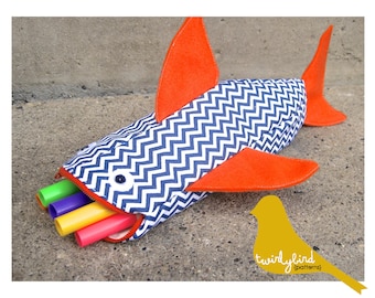 Fish Pencil Holder PDF (INSTANT DOWNLOAD Sewing Pattern)