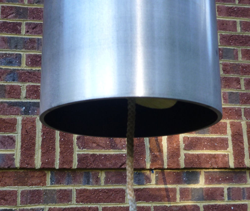 Scuba diver diving tank bell wind chime gong