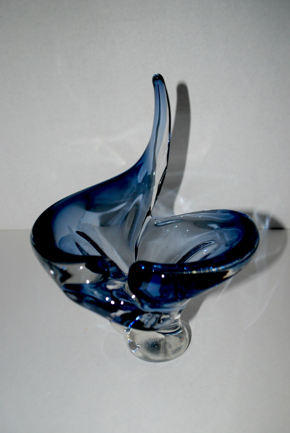 art glass Chalet glass large cigar bowl leaded by capecodgypsy