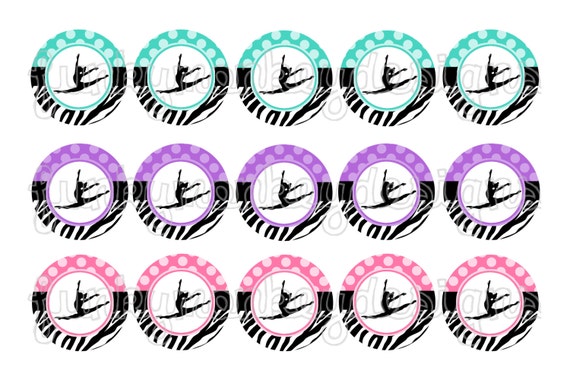 Zebra Dancer INSTANT DOWNLOAD 4x6 Digital 1" Inch Bottle cap image/Digital Collage sheet Il_570xn