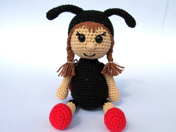 Ladybird Katy- Amigurumi Crochet Pattern / PDF e-Book ...