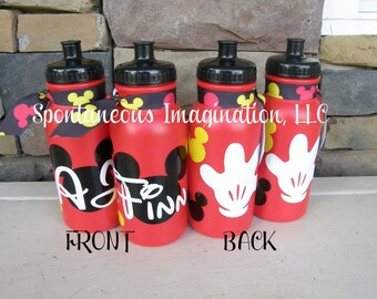 Mickey Mouse Sport Water bottle- Mickey Mouse BIrthday