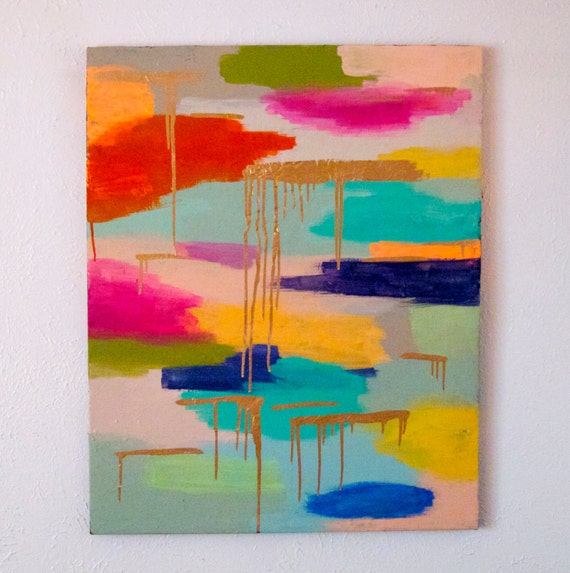 Abstract Painting// Bold Colors// Bright