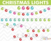 50% OFF SALE Clip Art Christmas Lights Globe Lights Clipart Royalty Free Il_170x135