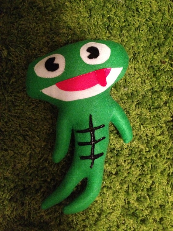 clyde frog plush toy