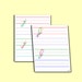 Preschool Writing Paper Lined Paper for Kindergarten