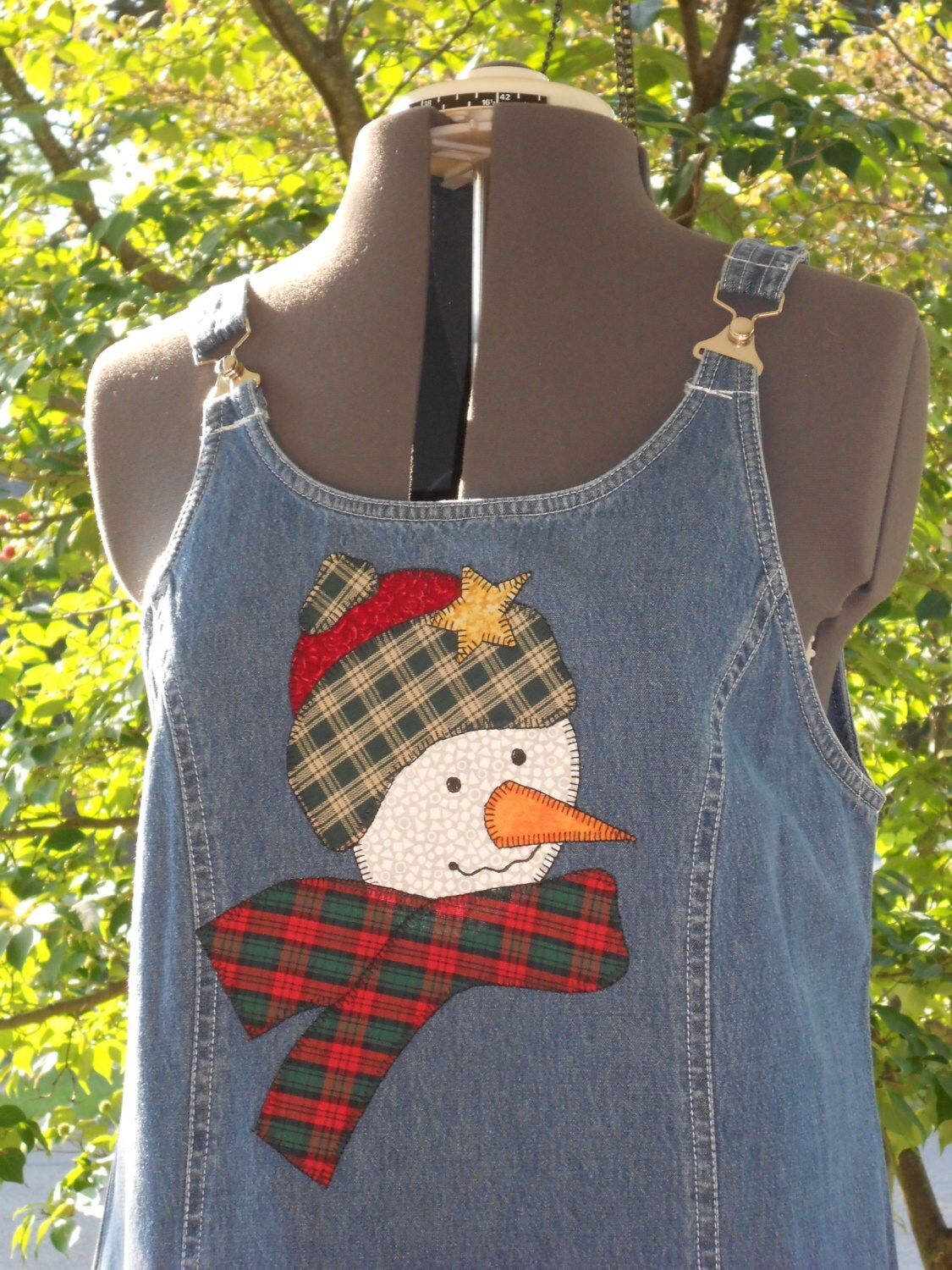 snowman jumper dress