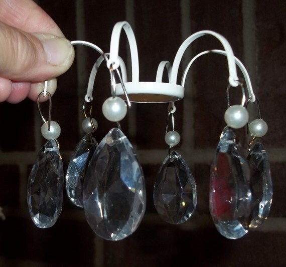 Paar kerzen kronleuchter dekoration glas crystal von dondilights
