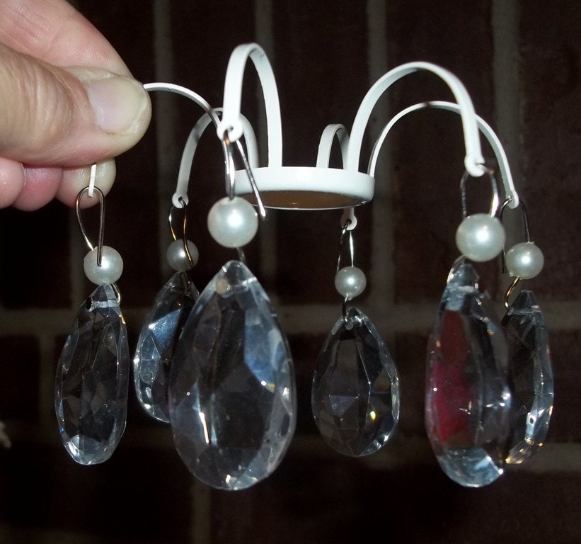Paar kerzen kronleuchter dekoration glas crystal von dondilights