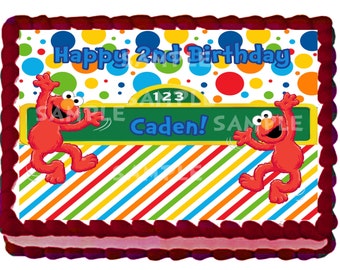 Popular items for elmo cake topper on Etsy