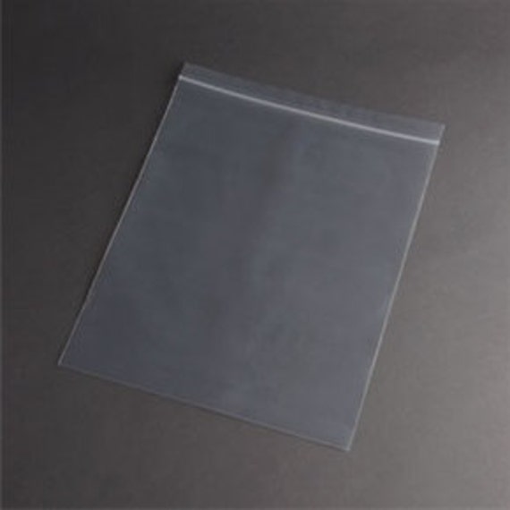 100 - 12 x 15 Clear Poly Plastic Ziplock Recloseable Plastic Bags for ...