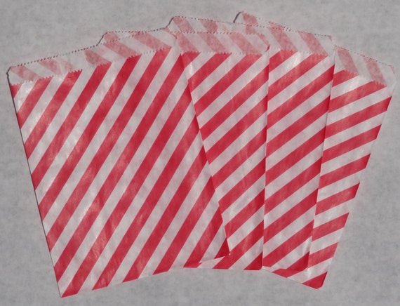 Red Stripe Middy Favor Bags, 25 Pack Il_570xn