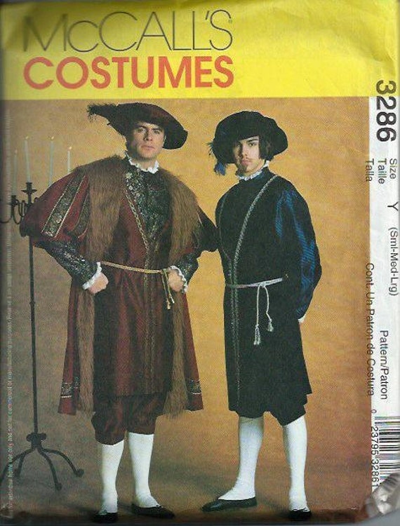 Men's Historical Costume Pattern Tudor Coat Tunic