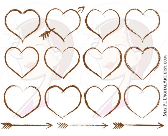 free rustic heart clipart - photo #21