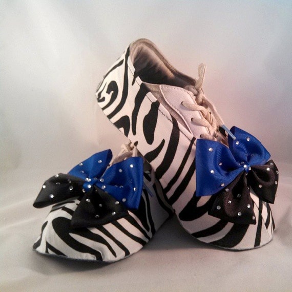 Cheer Shoe Covers Deluxe with Bling Bows by AnniquesNook Cheer Shoe Covers Deluxe with Bling Bows by AnniquesNook