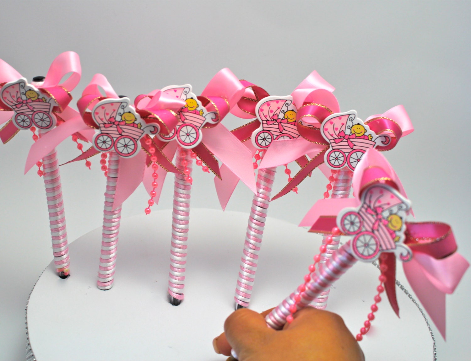 Pink Baby Shower Pen Favor / Party Favors / by FavorsBoutique