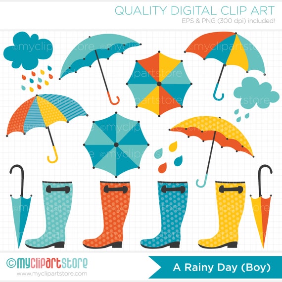 clipart rainy day umbrella - photo #37