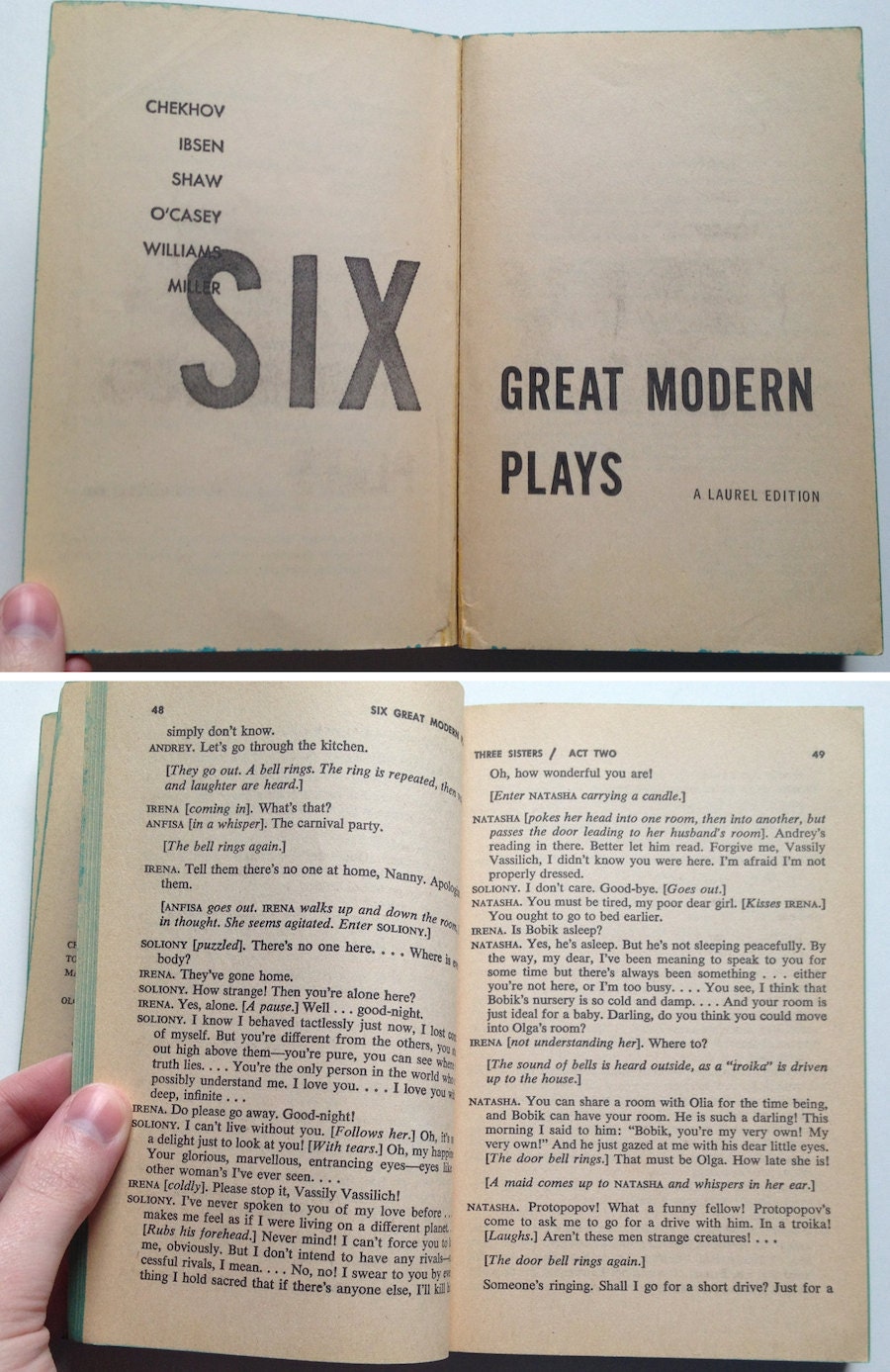 Six Great Modern Plays plays by Anton Chekhov Henrik Ibsen