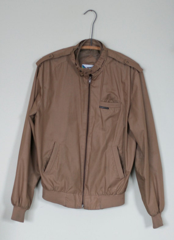 vintage brown members only jacket size 40L by TomTomVintage