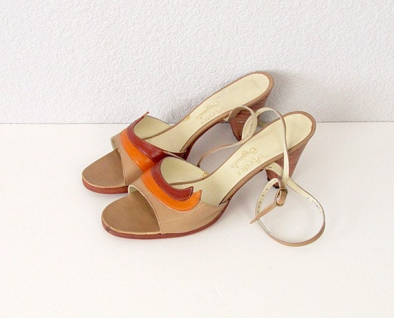 vintage ankle strap sandals